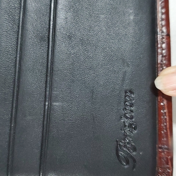 Brighton Croc Embossed and Leather Clutch Organizer ans paper pad nwot - Picture 6 of 7